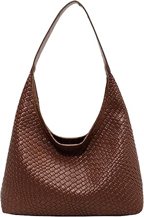 2024 Leather Tote Bag for Women Top-handle Shoulder Bag, Hobo Bags Large Capacity Soft Vegan Crossbody Handbag Underarm