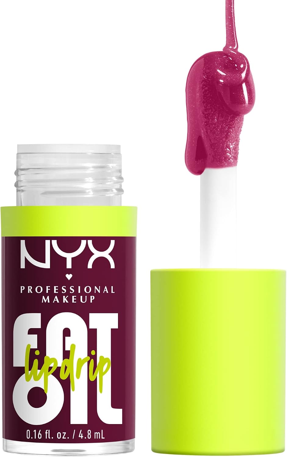 NYX PROFESSIONAL MAKEUP Fat Oil Lip Drip, Moisturizing, Shiny, Vegan Ti...