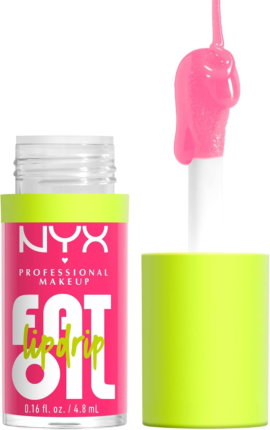 NYX Professional Makeup Fat Oil Lip Drip, Moisturizing, Shiny, Vegan Ti...