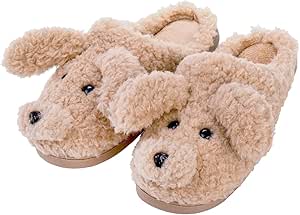 Aputue Slippers with Memory Foam, Cozy Women's Memory Foam Slippers with Non-Skid Sole, Warm Fuzzy House Shoes for Women, Breathable Comfort Slippers 