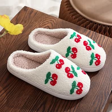 House Slippers for Women Men Warm Memory Foam House Shoes Comfortable Cute Travel Bedroom Slippers